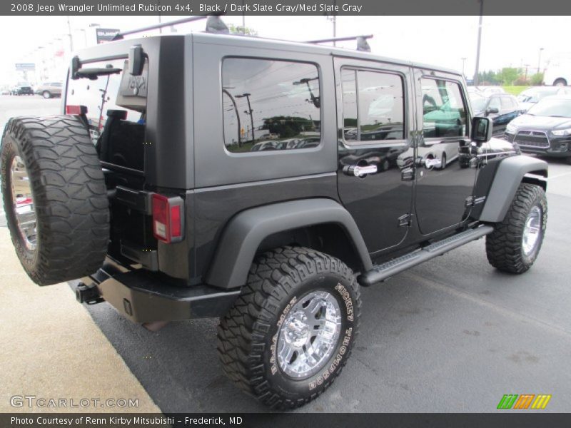 Black / Dark Slate Gray/Med Slate Gray 2008 Jeep Wrangler Unlimited Rubicon 4x4