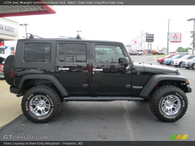 Black / Dark Slate Gray/Med Slate Gray 2008 Jeep Wrangler Unlimited Rubicon 4x4