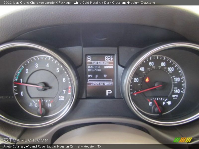 White Gold Metallic / Dark Graystone/Medium Graystone 2011 Jeep Grand Cherokee Laredo X Package