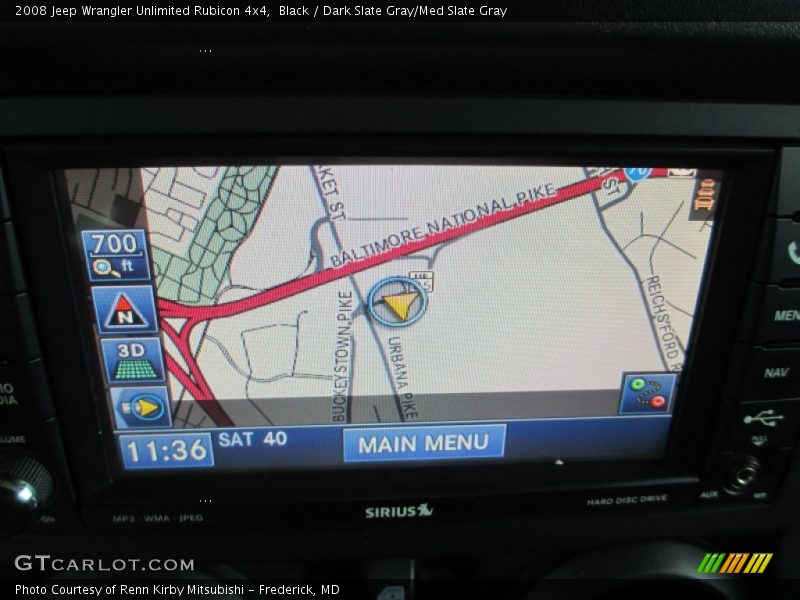 Black / Dark Slate Gray/Med Slate Gray 2008 Jeep Wrangler Unlimited Rubicon 4x4
