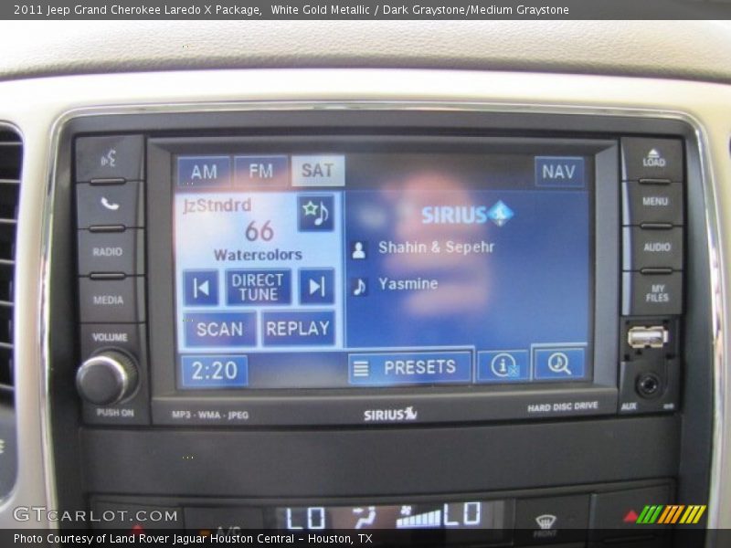 White Gold Metallic / Dark Graystone/Medium Graystone 2011 Jeep Grand Cherokee Laredo X Package