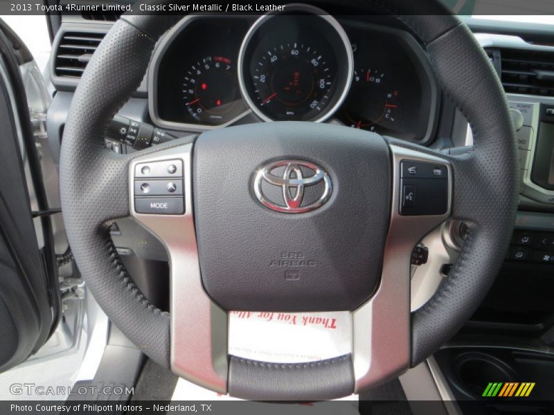 Classic Silver Metallic / Black Leather 2013 Toyota 4Runner Limited