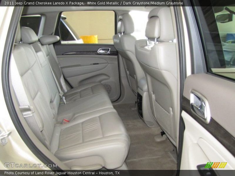 White Gold Metallic / Dark Graystone/Medium Graystone 2011 Jeep Grand Cherokee Laredo X Package