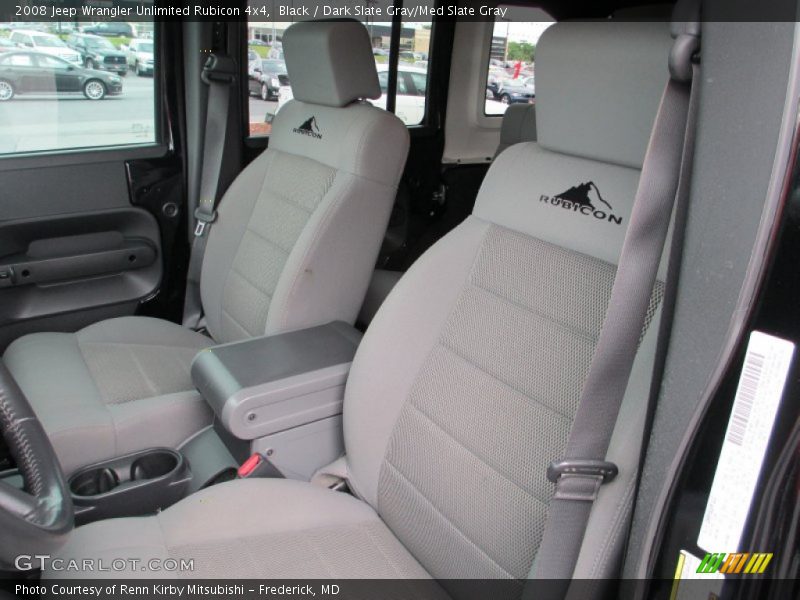 Black / Dark Slate Gray/Med Slate Gray 2008 Jeep Wrangler Unlimited Rubicon 4x4