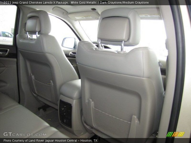 White Gold Metallic / Dark Graystone/Medium Graystone 2011 Jeep Grand Cherokee Laredo X Package