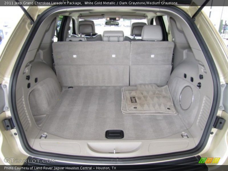 White Gold Metallic / Dark Graystone/Medium Graystone 2011 Jeep Grand Cherokee Laredo X Package