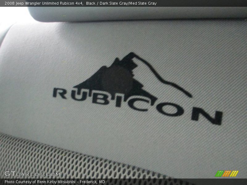 Black / Dark Slate Gray/Med Slate Gray 2008 Jeep Wrangler Unlimited Rubicon 4x4