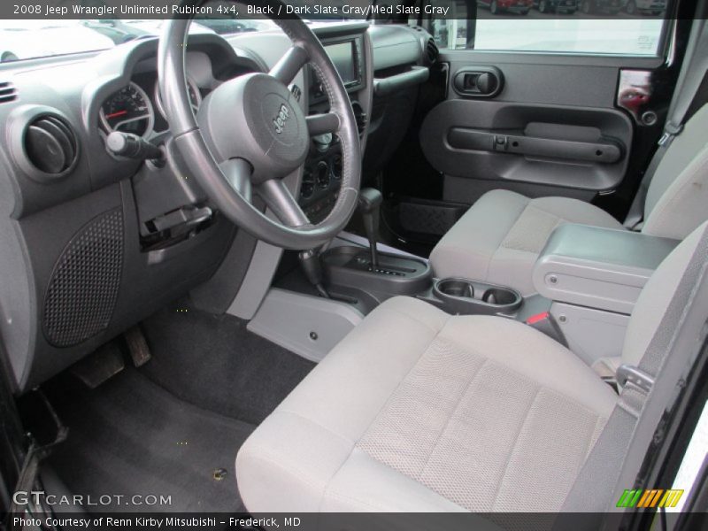 Black / Dark Slate Gray/Med Slate Gray 2008 Jeep Wrangler Unlimited Rubicon 4x4
