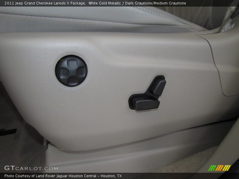 White Gold Metallic / Dark Graystone/Medium Graystone 2011 Jeep Grand Cherokee Laredo X Package