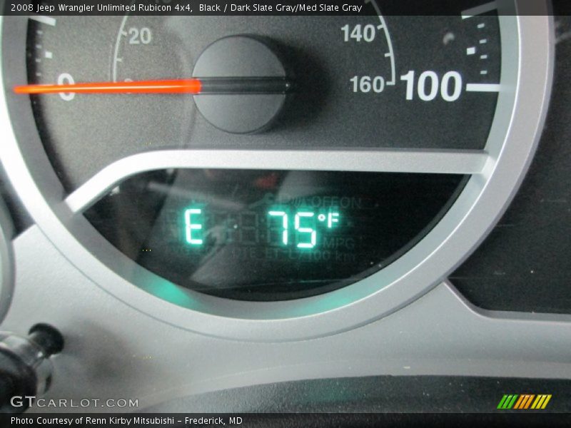 Black / Dark Slate Gray/Med Slate Gray 2008 Jeep Wrangler Unlimited Rubicon 4x4