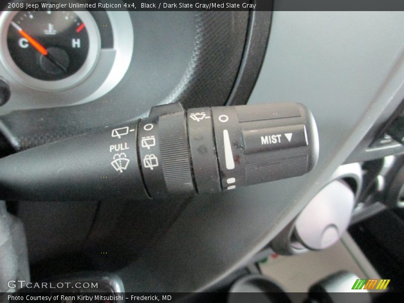 Black / Dark Slate Gray/Med Slate Gray 2008 Jeep Wrangler Unlimited Rubicon 4x4