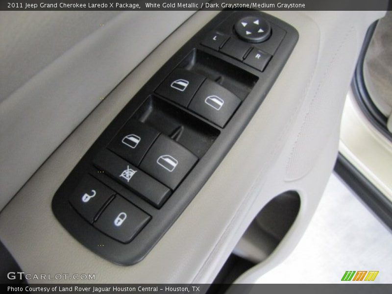 White Gold Metallic / Dark Graystone/Medium Graystone 2011 Jeep Grand Cherokee Laredo X Package