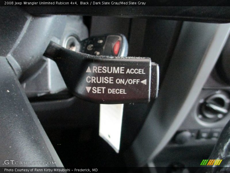 Black / Dark Slate Gray/Med Slate Gray 2008 Jeep Wrangler Unlimited Rubicon 4x4