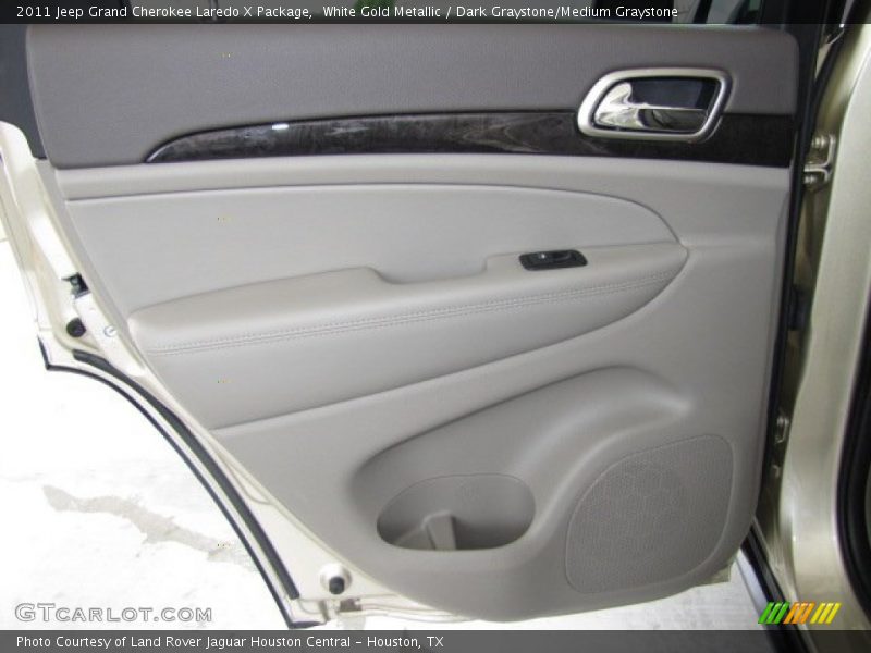 White Gold Metallic / Dark Graystone/Medium Graystone 2011 Jeep Grand Cherokee Laredo X Package