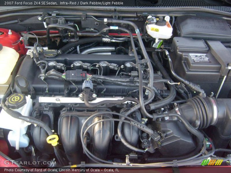 Infra-Red / Dark Pebble/Light Pebble 2007 Ford Focus ZX4 SE Sedan