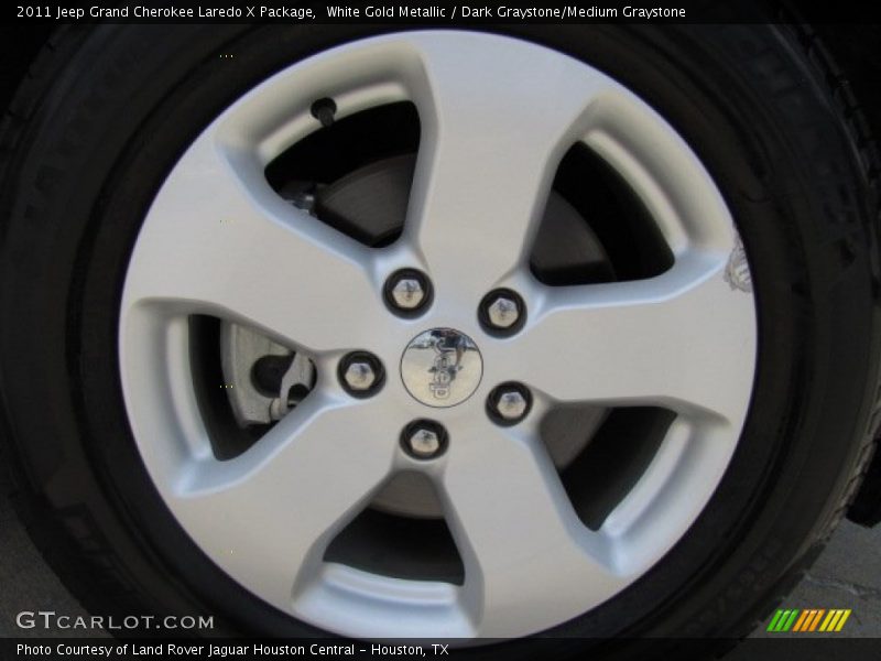 White Gold Metallic / Dark Graystone/Medium Graystone 2011 Jeep Grand Cherokee Laredo X Package