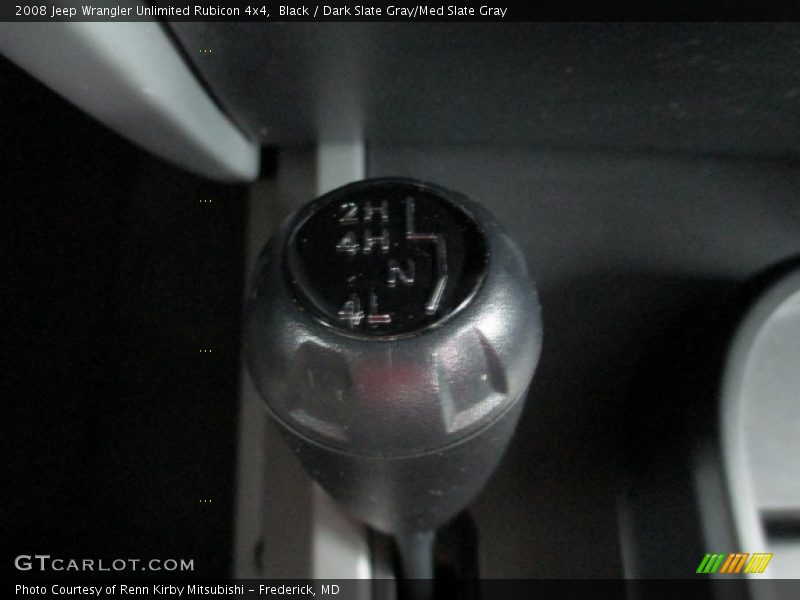 Black / Dark Slate Gray/Med Slate Gray 2008 Jeep Wrangler Unlimited Rubicon 4x4