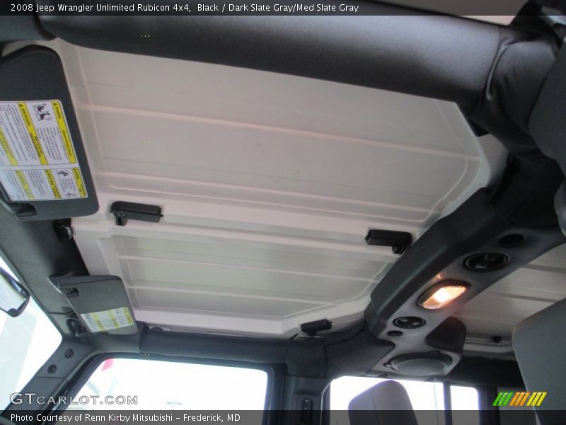 Black / Dark Slate Gray/Med Slate Gray 2008 Jeep Wrangler Unlimited Rubicon 4x4