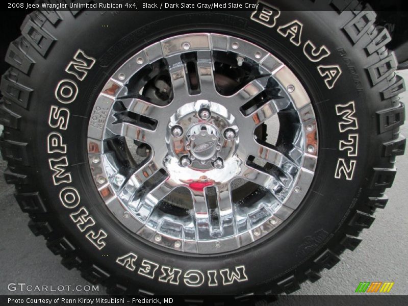 Black / Dark Slate Gray/Med Slate Gray 2008 Jeep Wrangler Unlimited Rubicon 4x4