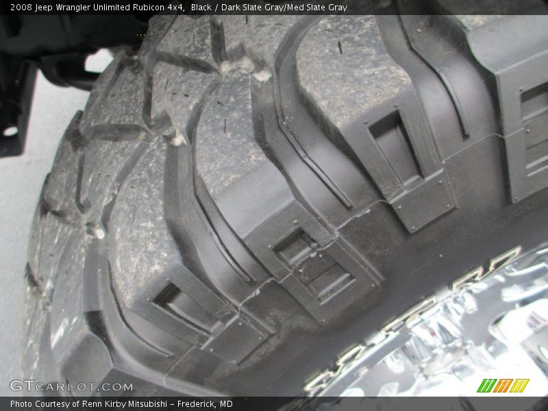 Black / Dark Slate Gray/Med Slate Gray 2008 Jeep Wrangler Unlimited Rubicon 4x4