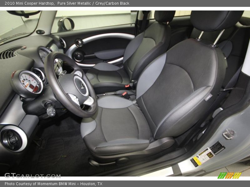 Pure Silver Metallic / Grey/Carbon Black 2010 Mini Cooper Hardtop