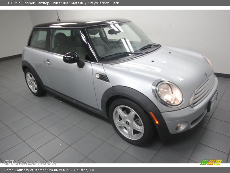 Pure Silver Metallic / Grey/Carbon Black 2010 Mini Cooper Hardtop