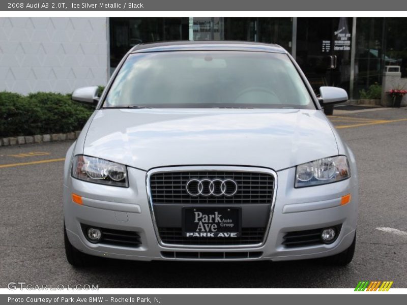 Ice Silver Metallic / Black 2008 Audi A3 2.0T