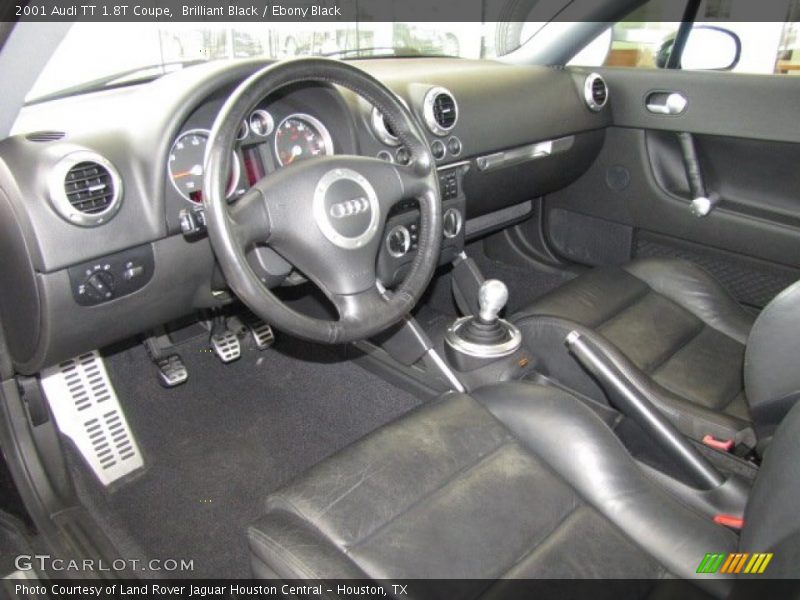 Ebony Black Interior - 2001 TT 1.8T Coupe 