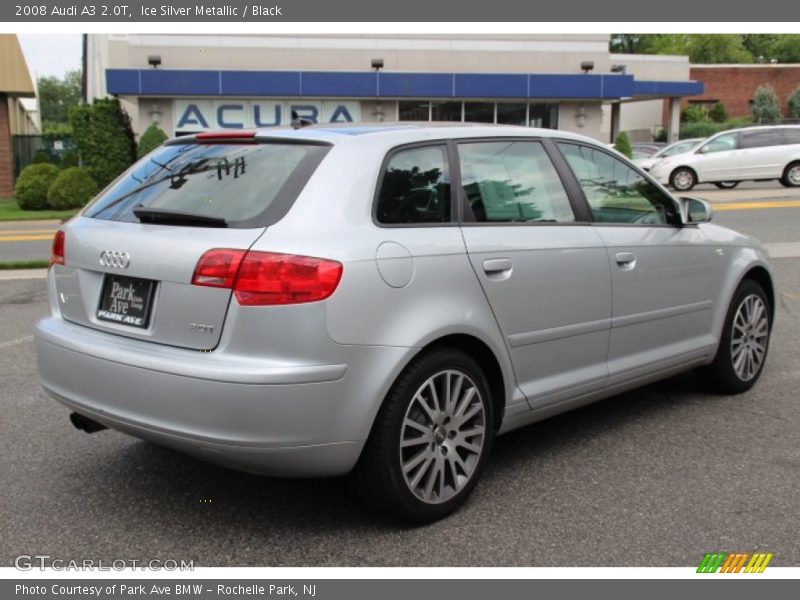 Ice Silver Metallic / Black 2008 Audi A3 2.0T