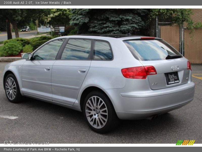 Ice Silver Metallic / Black 2008 Audi A3 2.0T