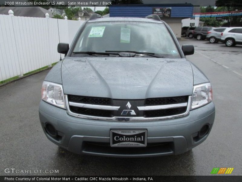 Satin Meisai Pearl / Black 2008 Mitsubishi Endeavor LS AWD