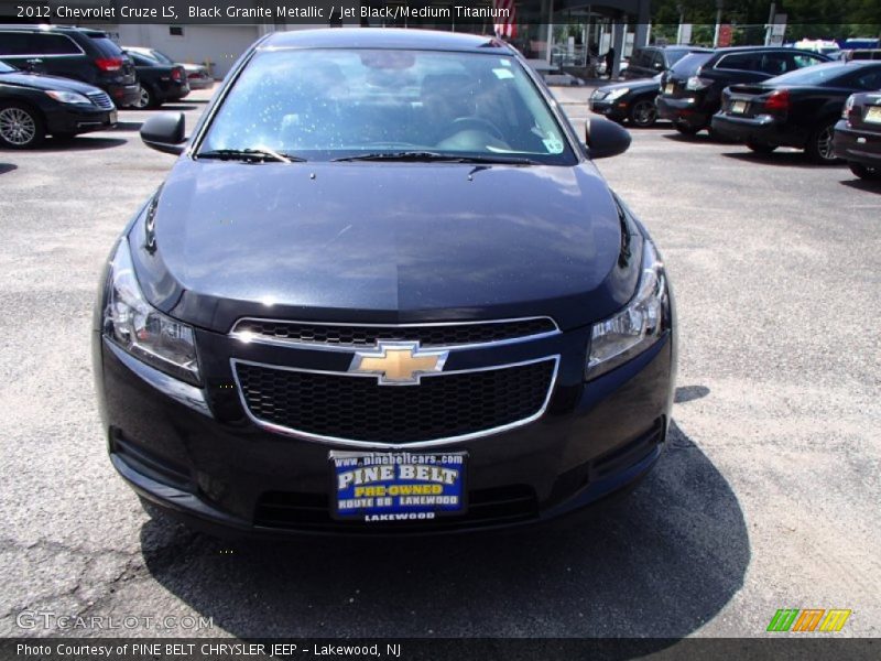 Black Granite Metallic / Jet Black/Medium Titanium 2012 Chevrolet Cruze LS