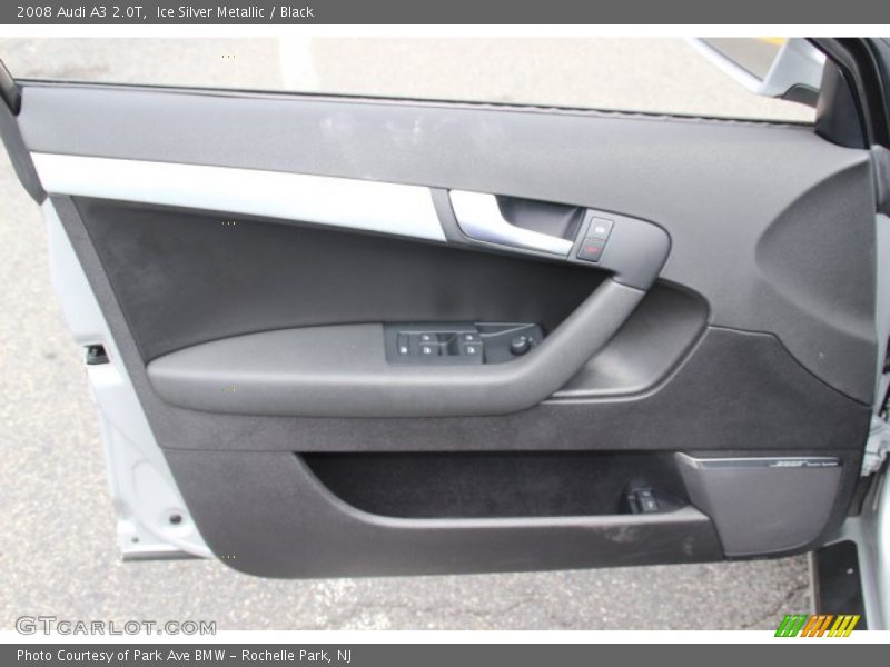 Ice Silver Metallic / Black 2008 Audi A3 2.0T