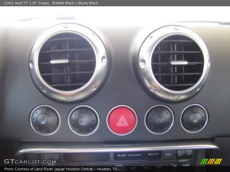 Controls of 2001 TT 1.8T Coupe