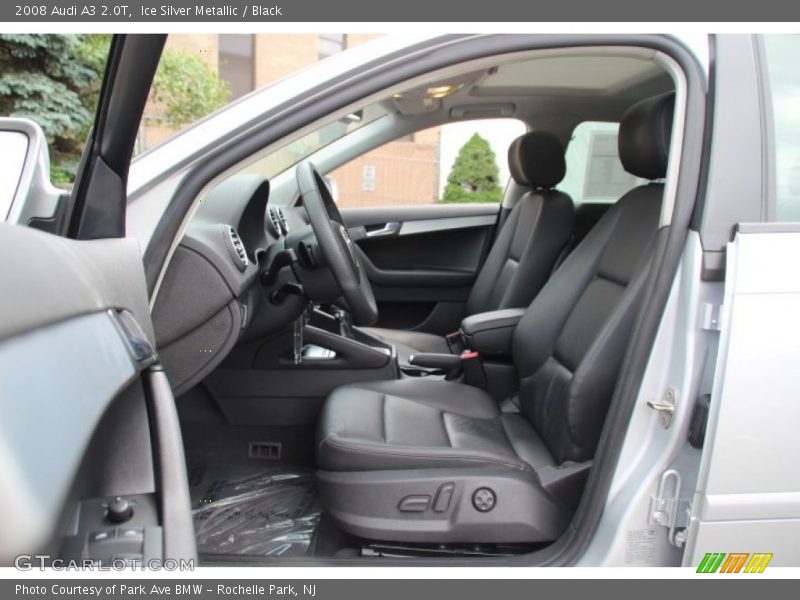 Ice Silver Metallic / Black 2008 Audi A3 2.0T