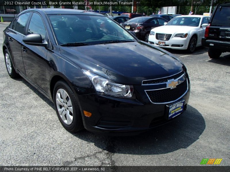 Black Granite Metallic / Jet Black/Medium Titanium 2012 Chevrolet Cruze LS