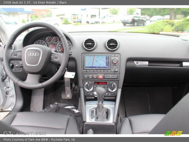 Ice Silver Metallic / Black 2008 Audi A3 2.0T