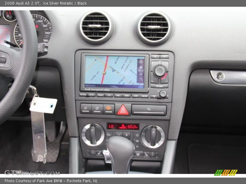 Ice Silver Metallic / Black 2008 Audi A3 2.0T