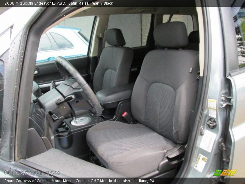 Satin Meisai Pearl / Black 2008 Mitsubishi Endeavor LS AWD