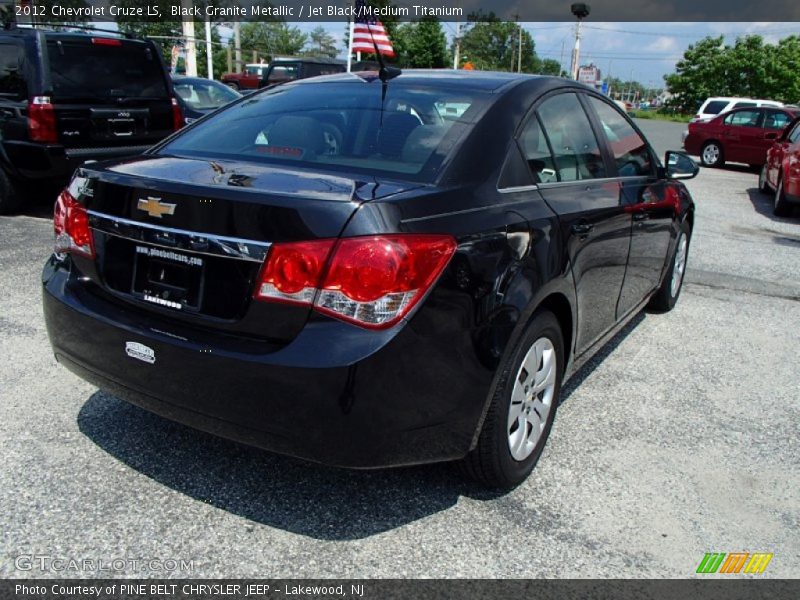 Black Granite Metallic / Jet Black/Medium Titanium 2012 Chevrolet Cruze LS