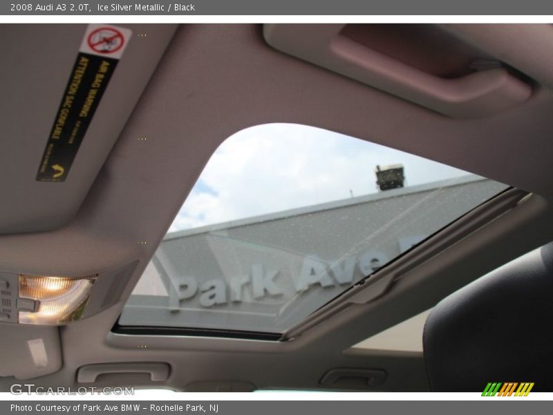 Ice Silver Metallic / Black 2008 Audi A3 2.0T