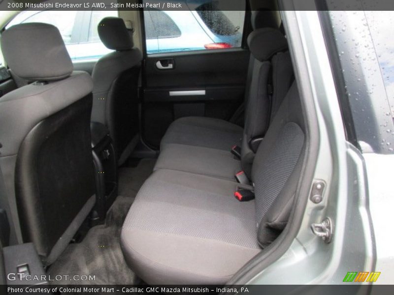 Satin Meisai Pearl / Black 2008 Mitsubishi Endeavor LS AWD