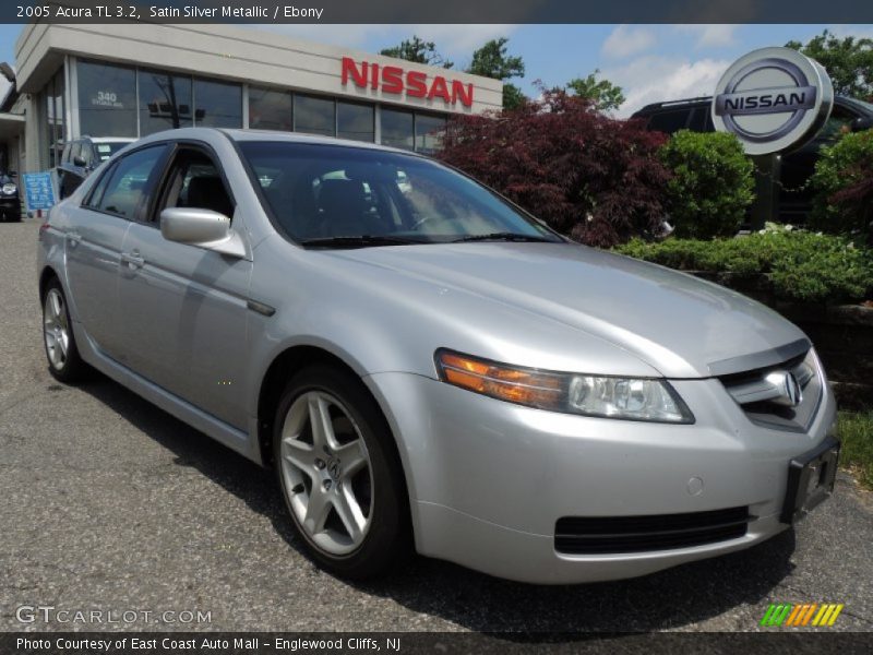 Satin Silver Metallic / Ebony 2005 Acura TL 3.2