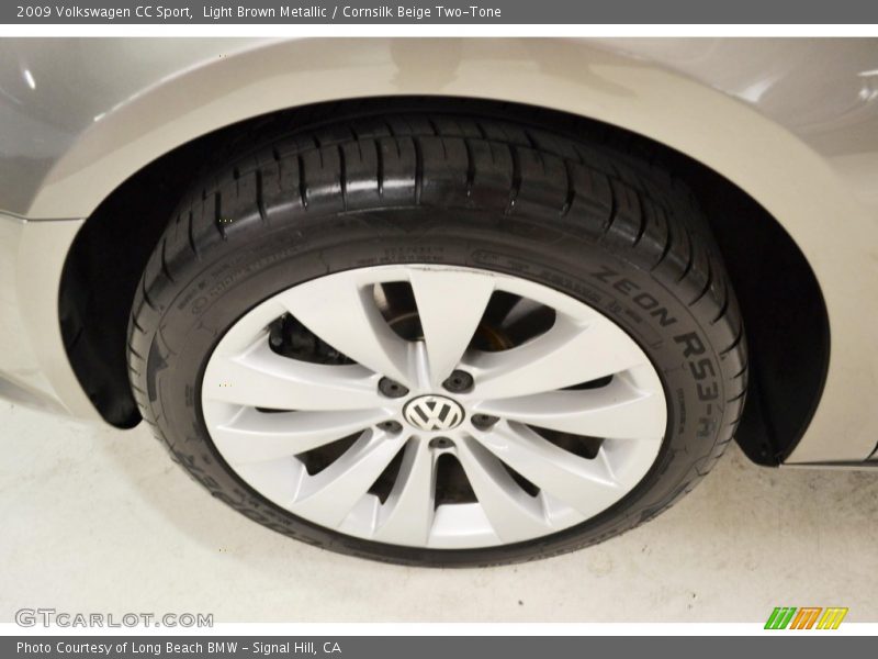 Light Brown Metallic / Cornsilk Beige Two-Tone 2009 Volkswagen CC Sport