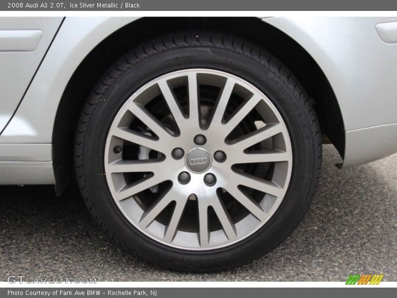Ice Silver Metallic / Black 2008 Audi A3 2.0T