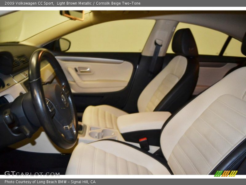 Light Brown Metallic / Cornsilk Beige Two-Tone 2009 Volkswagen CC Sport