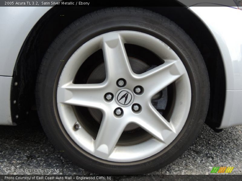 Satin Silver Metallic / Ebony 2005 Acura TL 3.2