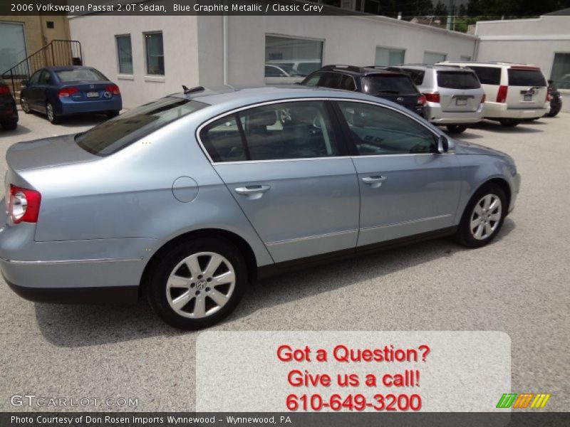 Blue Graphite Metallic / Classic Grey 2006 Volkswagen Passat 2.0T Sedan