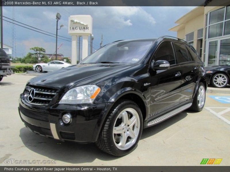 Black / Black 2008 Mercedes-Benz ML 63 AMG 4Matic