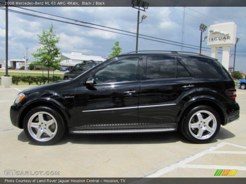 Black / Black 2008 Mercedes-Benz ML 63 AMG 4Matic